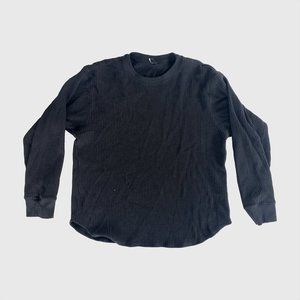 Uniqlo Long Sleeve Waffle Shirt